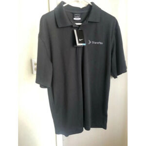 Nike Men’s Short Sleeve Golf Polo Shirt - DRI-FIT Standard Fit Size M Gray NWT